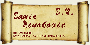 Damir Minoković vizit kartica